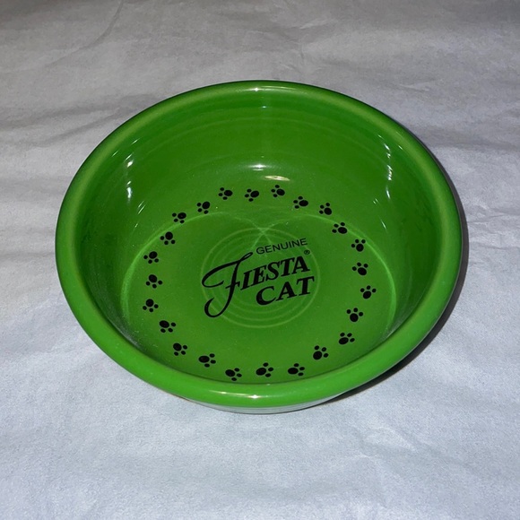 Fiestaware Cat Fiesta Cat Dish Hard To Find Bowl Genuine Fiestaware